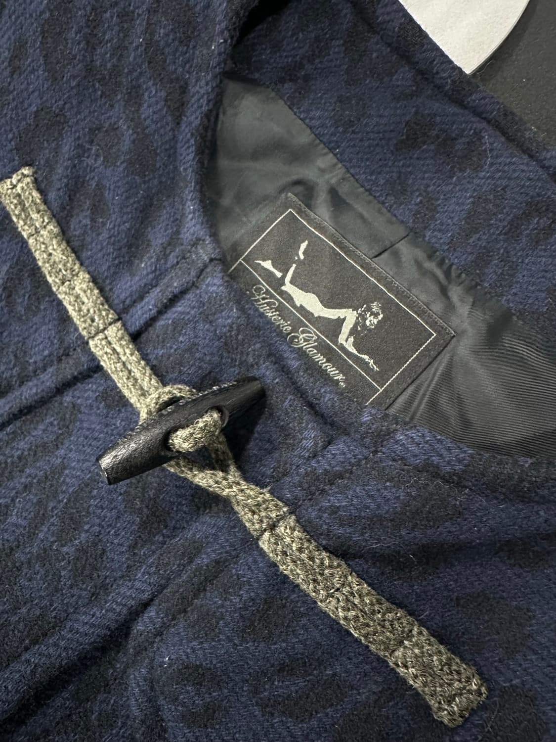 히스테릭 글래머 레오파드 더블 코트 상품이미지4