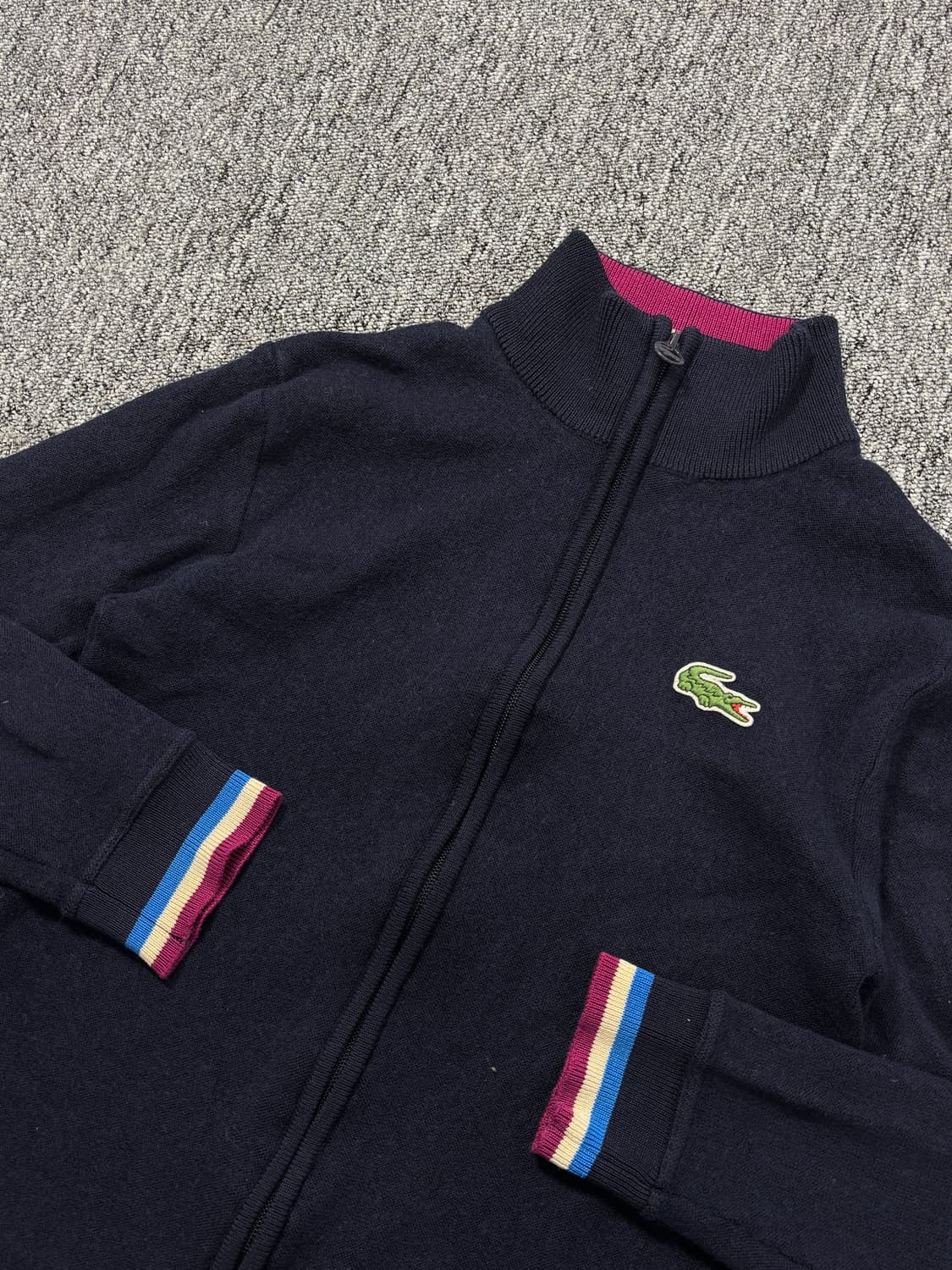 라코스테 풀 집업 니트 상품이미지3