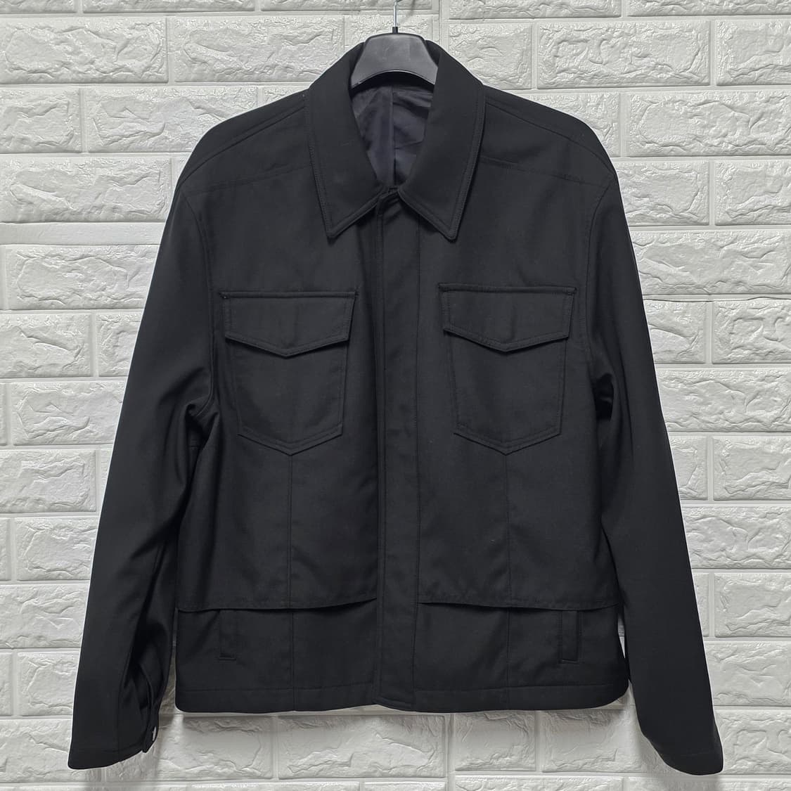 택포_ 22s 일꼬르소 블랙 트러커자켓 L 상품이미지1