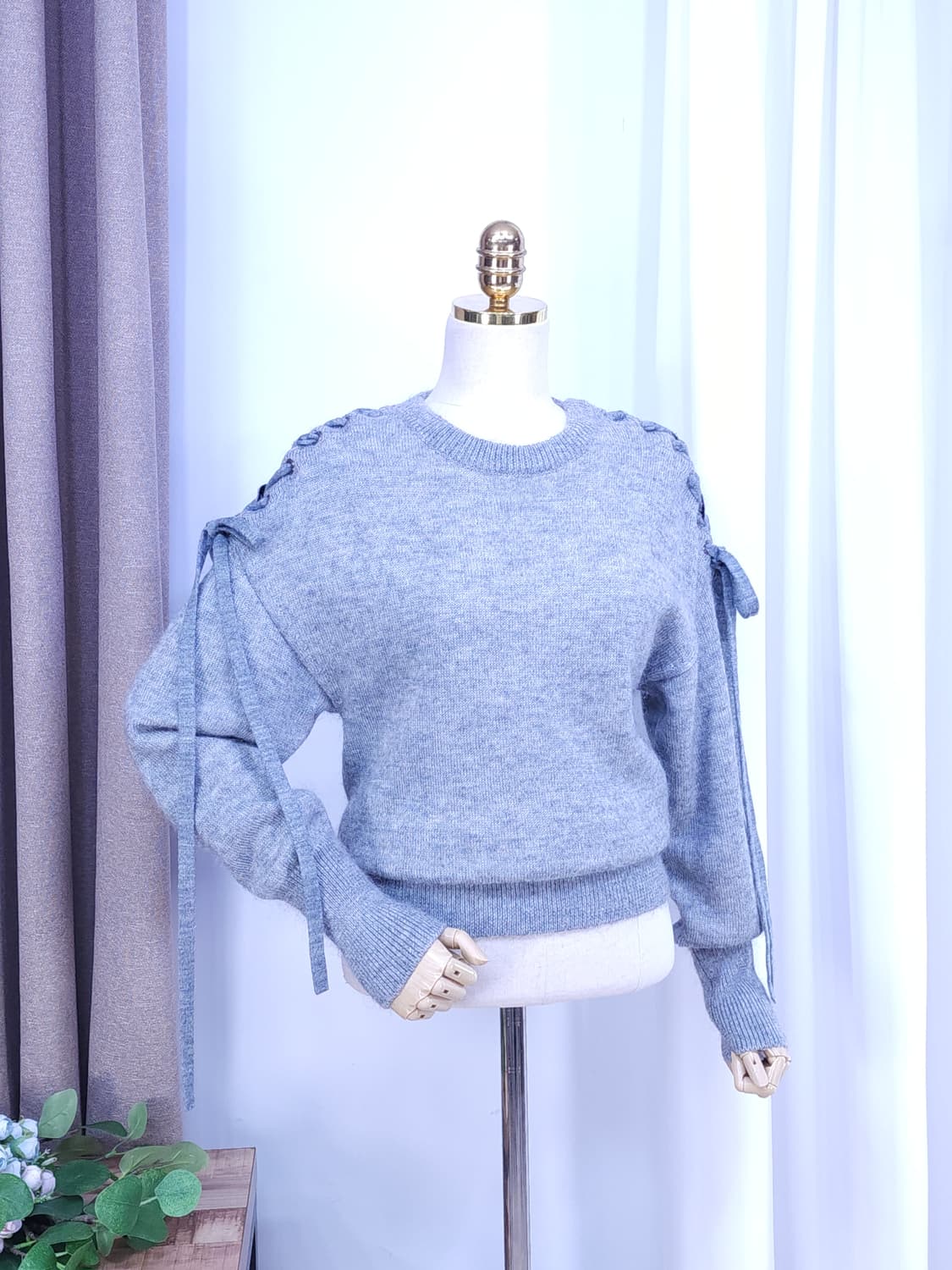 LE CIEL BLEU 아일렛 니트 상품이미지2