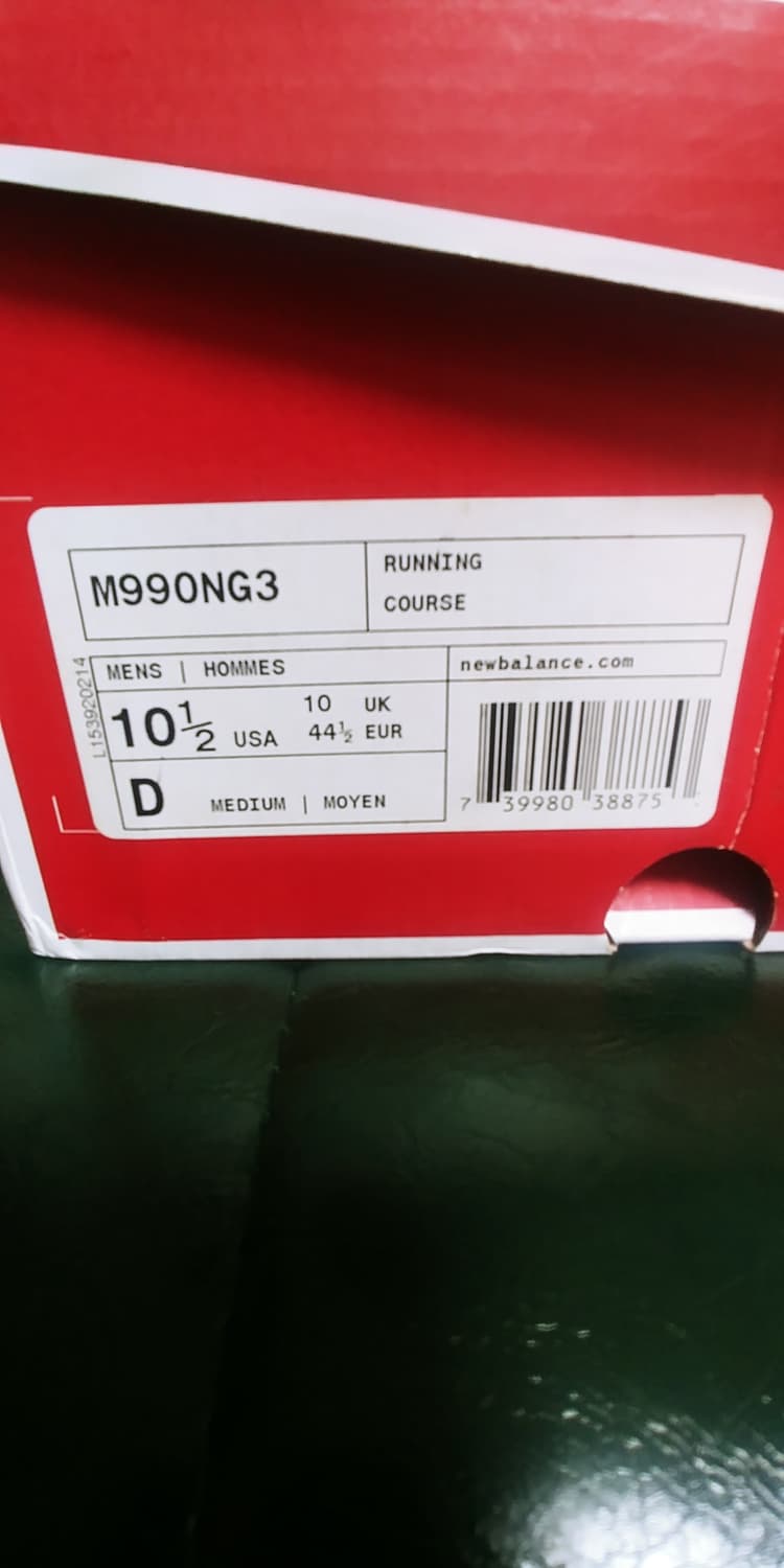 285) 뉴발란스 990v3 NG3 상품이미지6