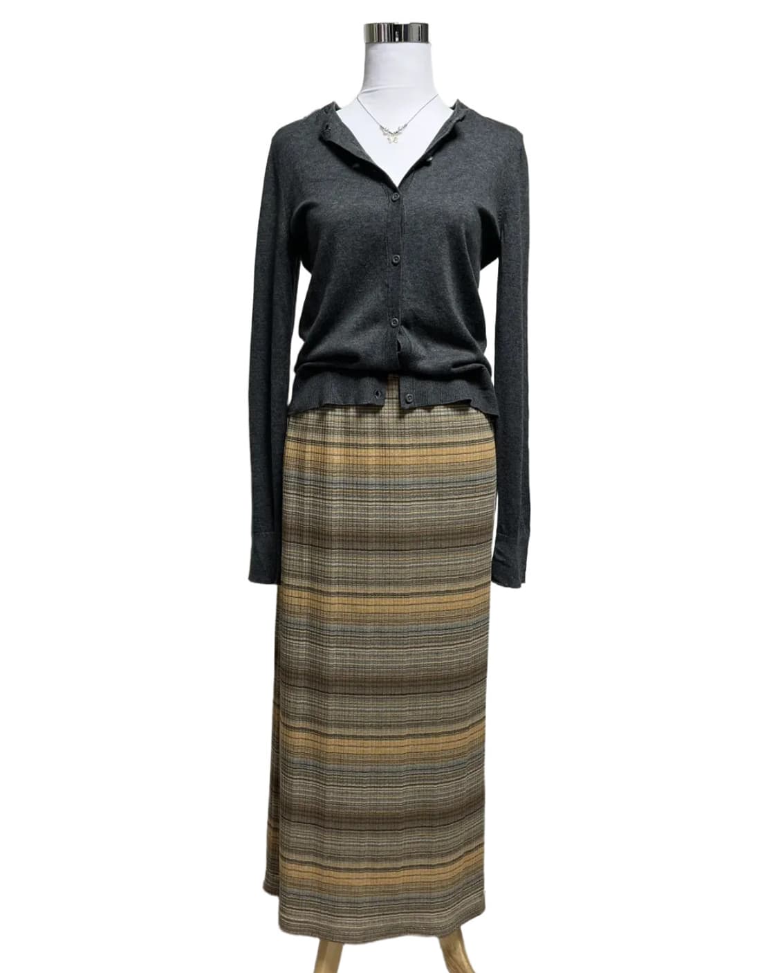 Stripe maxi skirt 상품이미지5