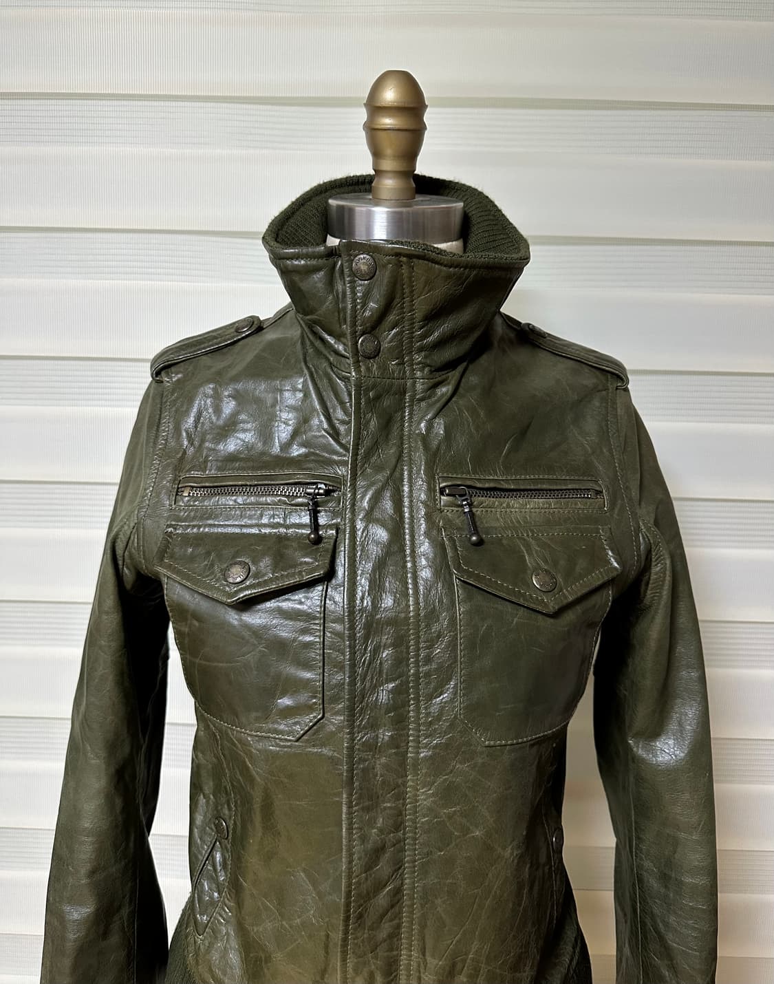 아비렉스 여성 가죽 자켓 상품이미지5