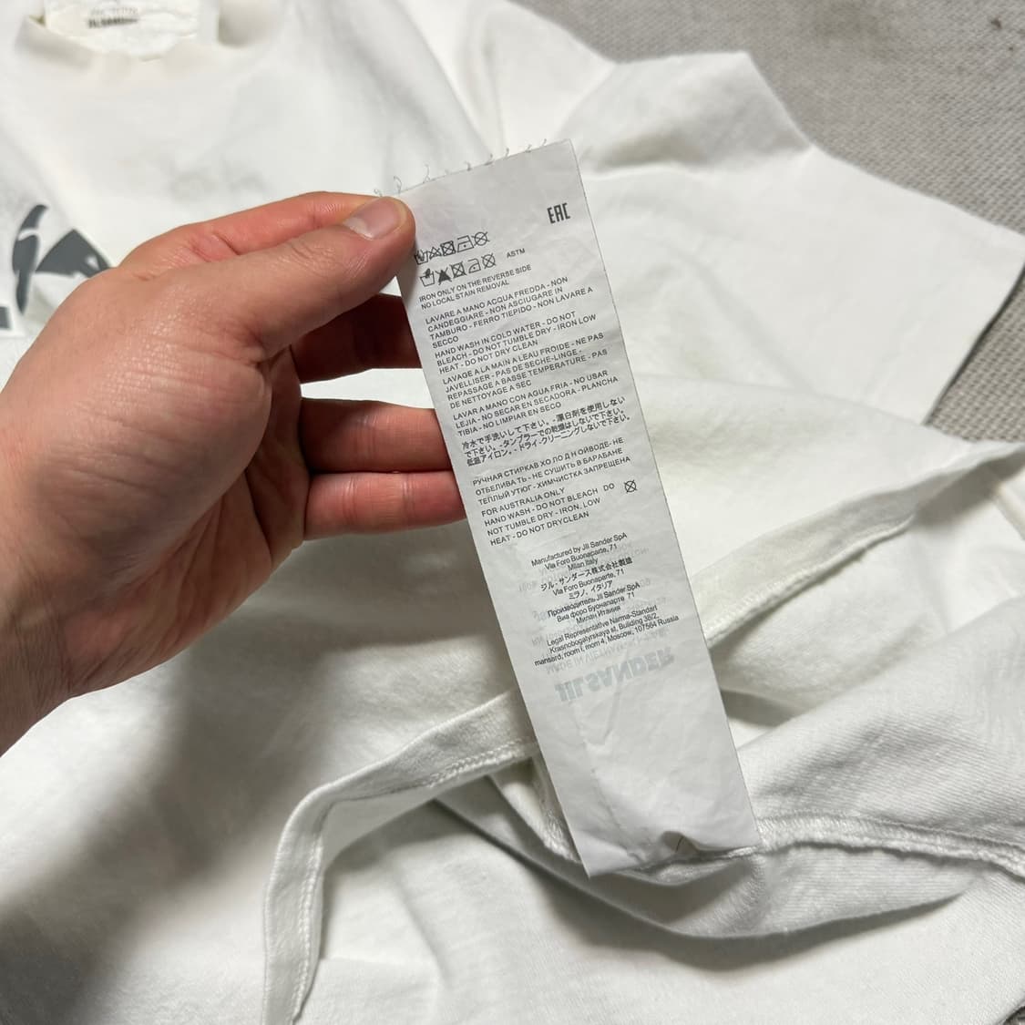 질샌더 x 아크테릭스 스카치 로고 반팔 상품이미지6