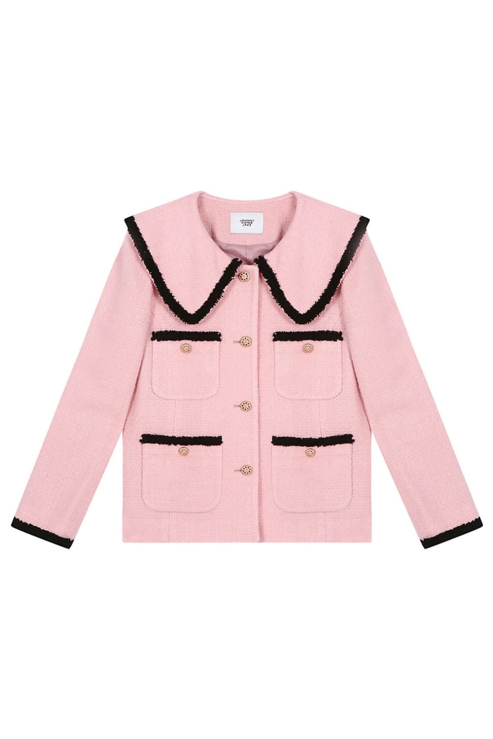 쟈니헤잇재즈 4 포켓 트위드 자켓 핑크 [신예은, 배윤경, 진기주 착용] 상품이미지1