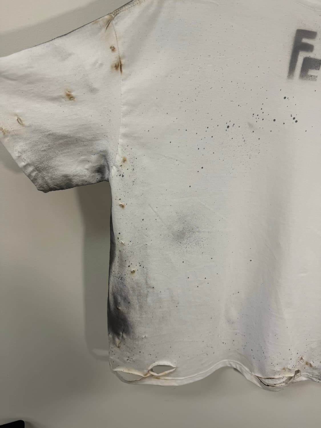 FE 말보로 빈티지 레트로 그릴드워싱 데미지 반팔 상품이미지5