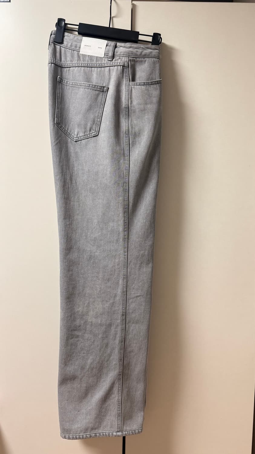 [XL] 아모멘토 25fw 컬러 인디고 데님 그레이 상품이미지2