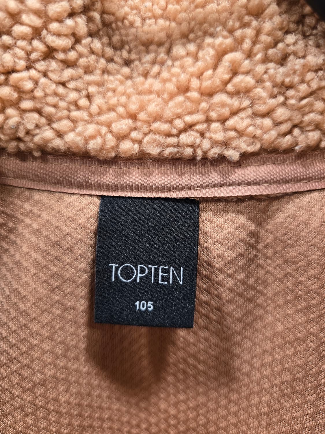 탑텐 여성 뽀글이 플리스 자켓 105 상품이미지6