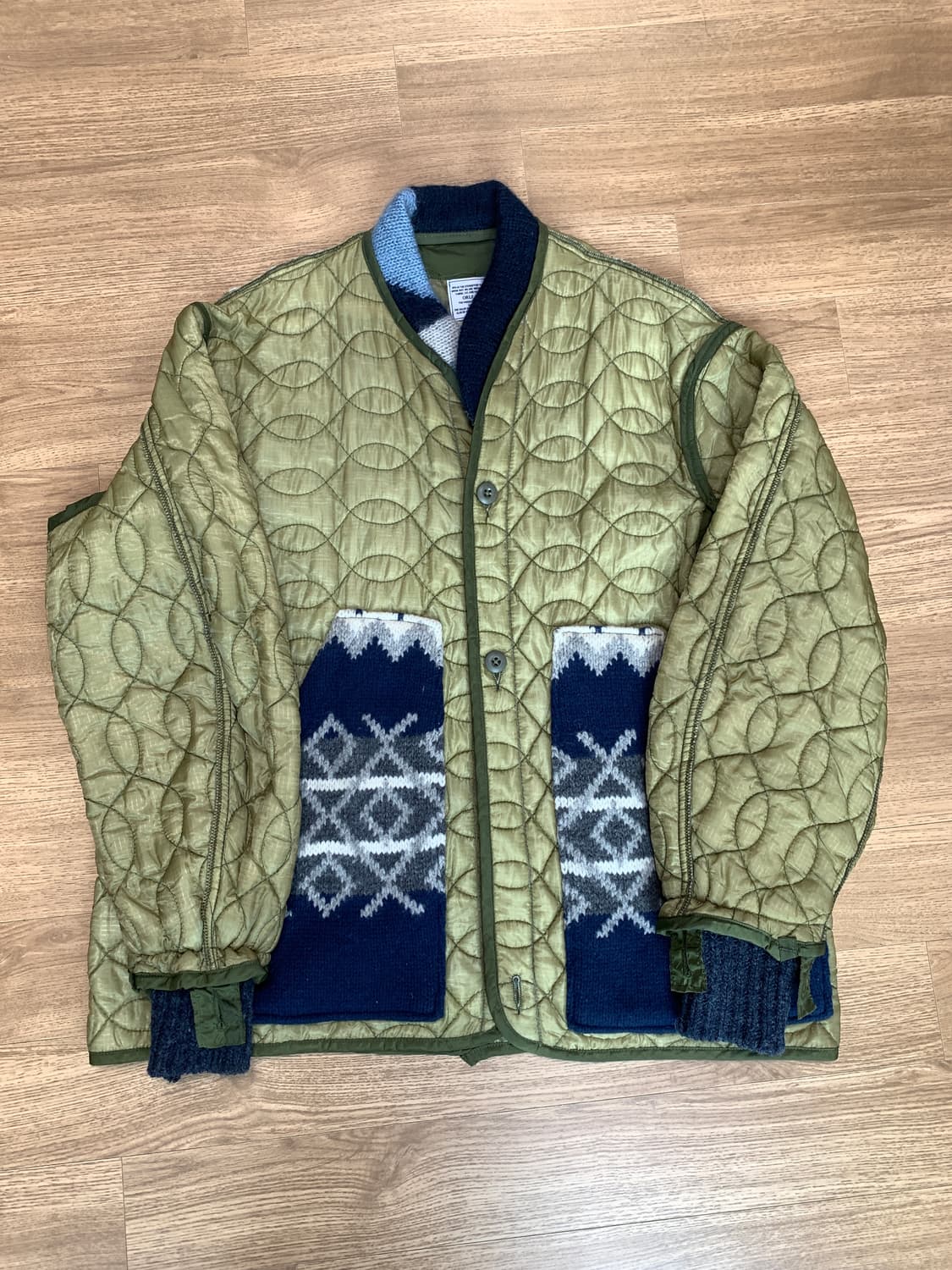 올리언스 스토어 밀리터리 퀼티드 라이너 자켓 상품이미지1