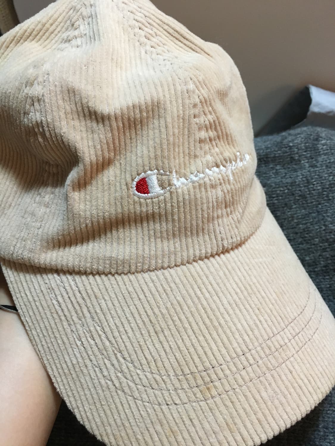 일본 빈티지 챔피온 골덴 볼캡 상품이미지1