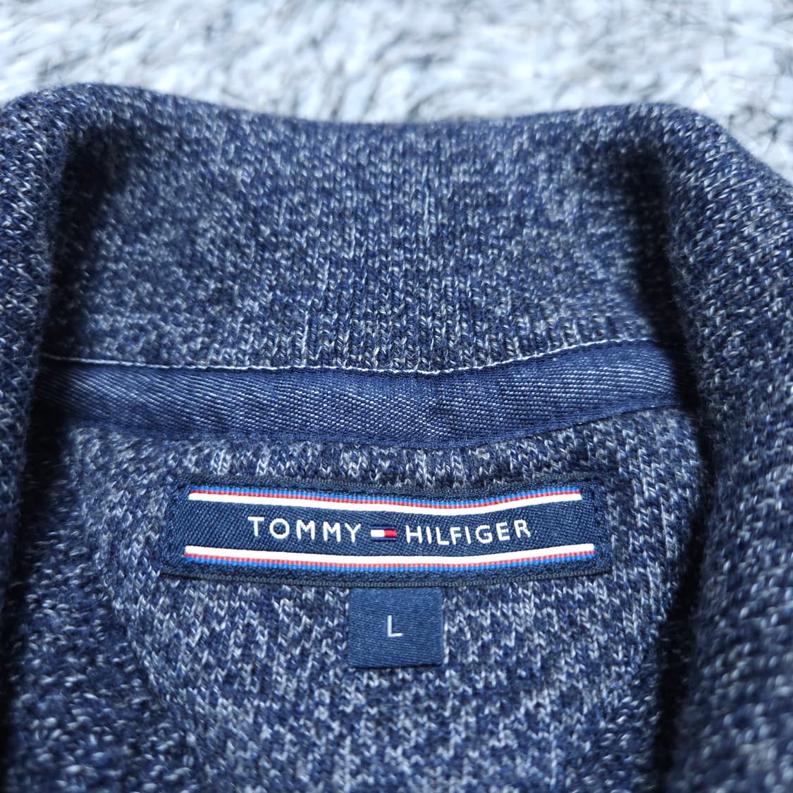 타미힐피거) L 남자 니트집업 / 왕눈이샵 상품이미지9