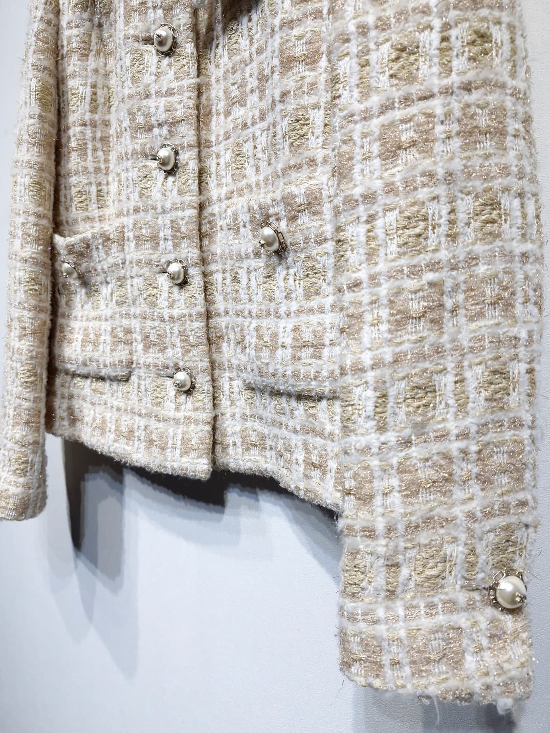 한섬 오브제(OBZEE) 22FW 트위드 자켓 상품이미지4