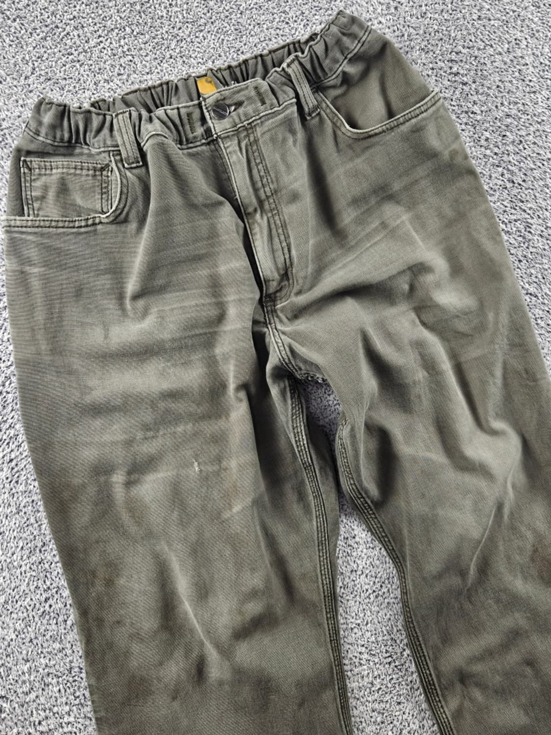 칼하트 밴딩 리페어 코튼 캔버스 카펜터 팬츠 (40X30)/ 11045 상품이미지5