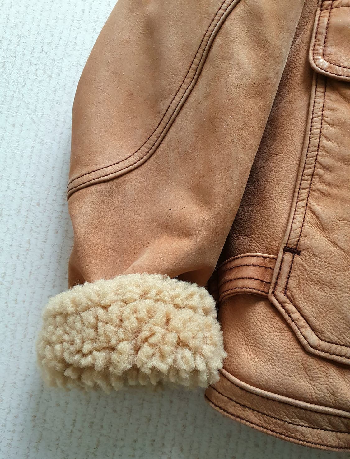 폴로랄프로렌 에비에이터 시어링 가죽자켓 상품이미지10