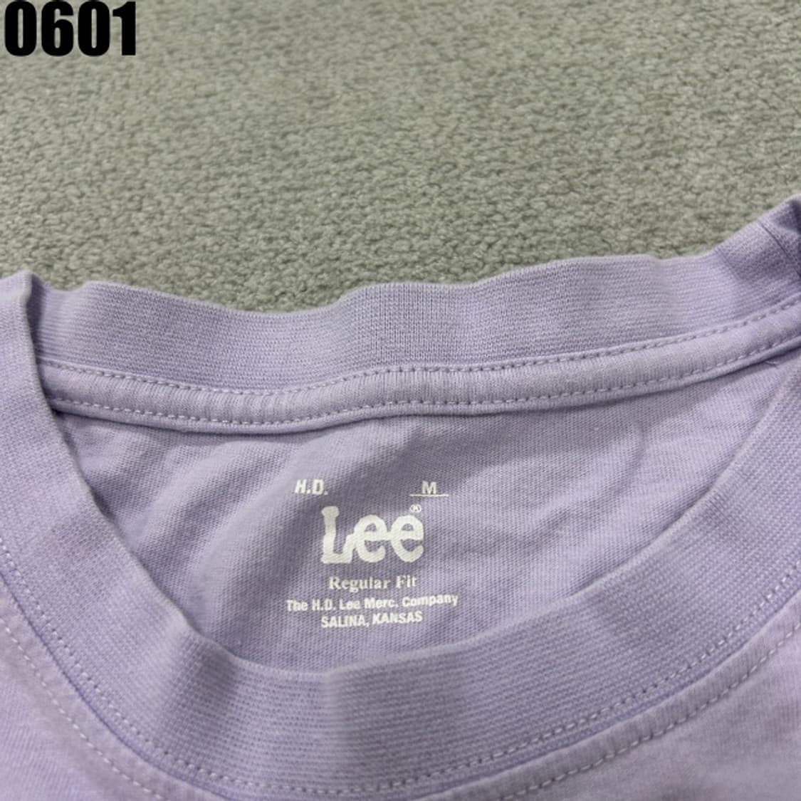 Lee 보라색 반팔 상품이미지2