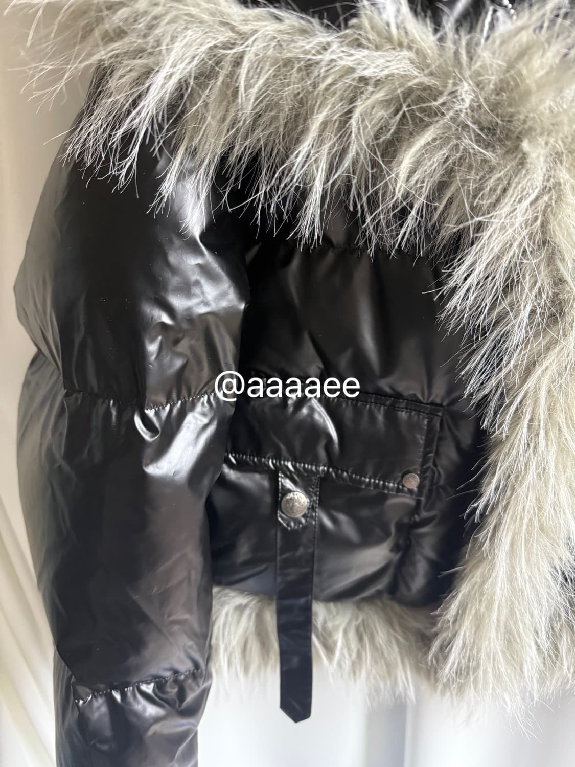 WESAME LAP 퍼 트리밍 패딩 상품이미지4