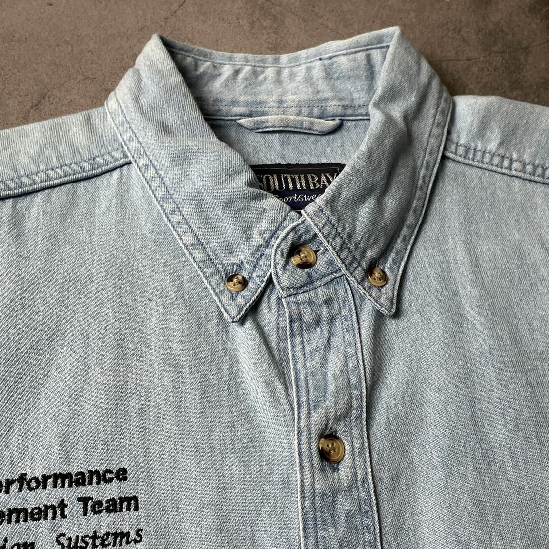 SOUTH BAY 사우스베이 빈티지 코튼 데님 셔츠 A00706 상품이미지2
