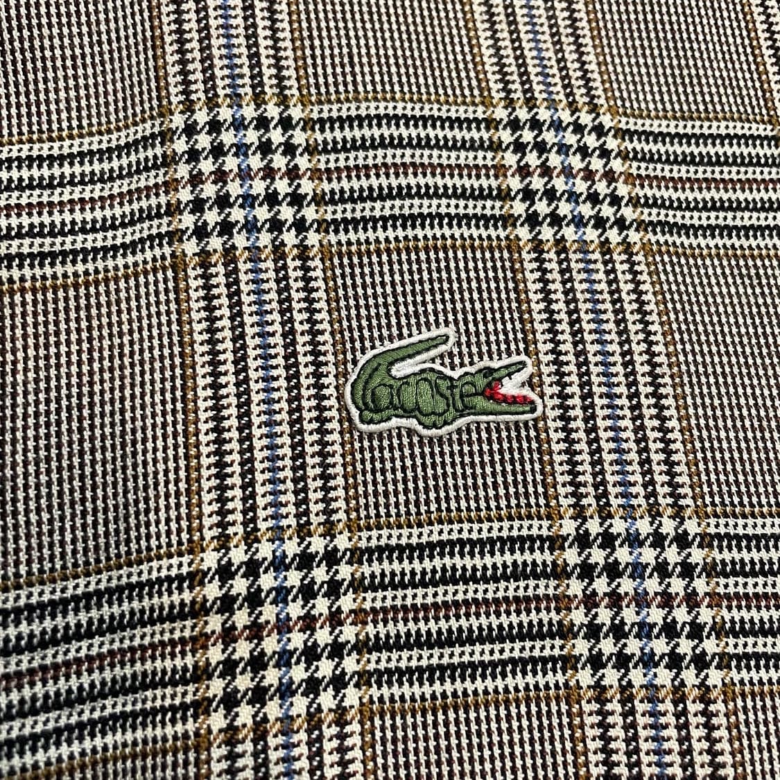 라코스테 블랙체크 리버시블 블루종 자켓 상품이미지7