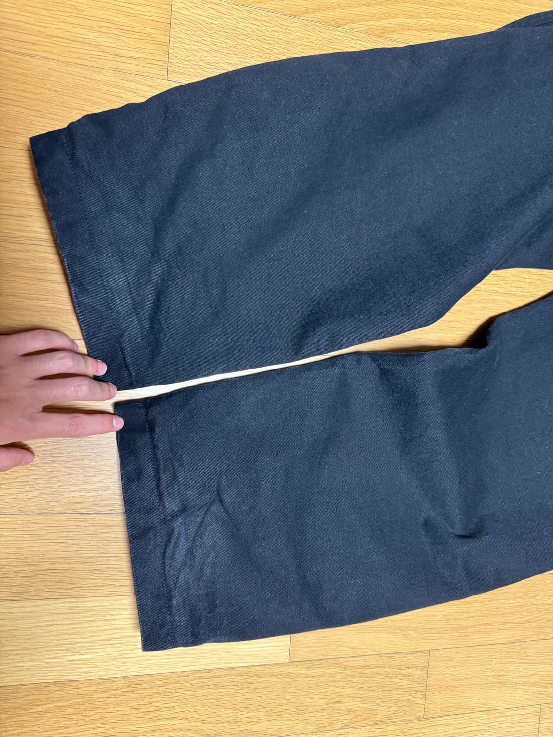 산산기어 코튼웨이브 팬츠 블랙 2사이즈 상품이미지3