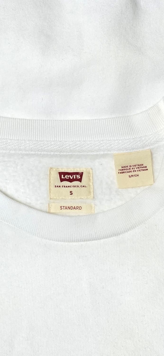 리바이스 흰색 맨투맨 S 사이즈 상품이미지3