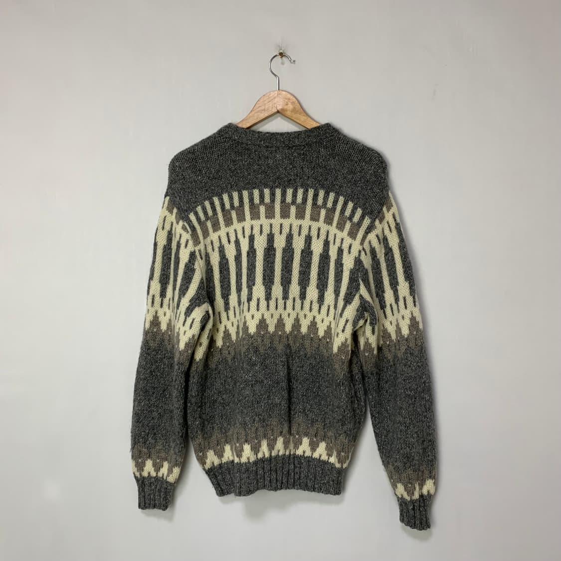 베네통 빈티지 패턴 니트 스웨터 남녀공용 L 상품이미지5