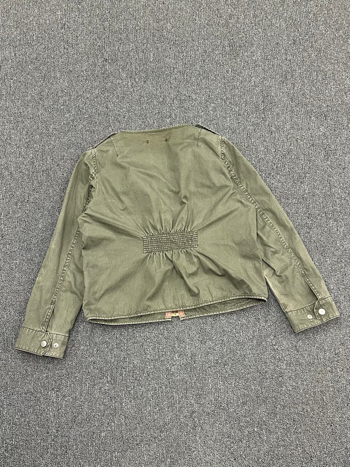 38)Macphee vintage 카키 투포켓 집업 자켓 상품이미지4