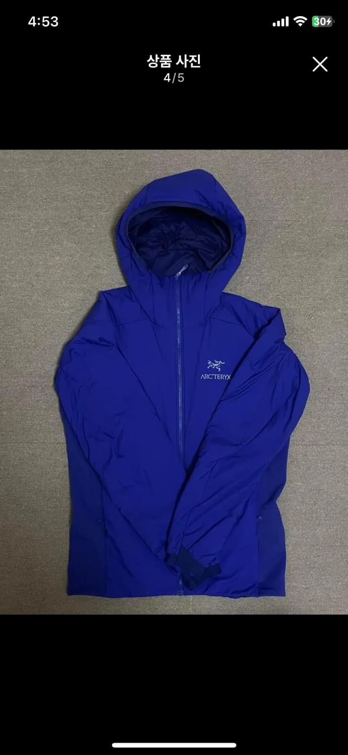 아크테릭스 아톰 lt 스퀴드잉크 맨즈 s사이즈 상품이미지1