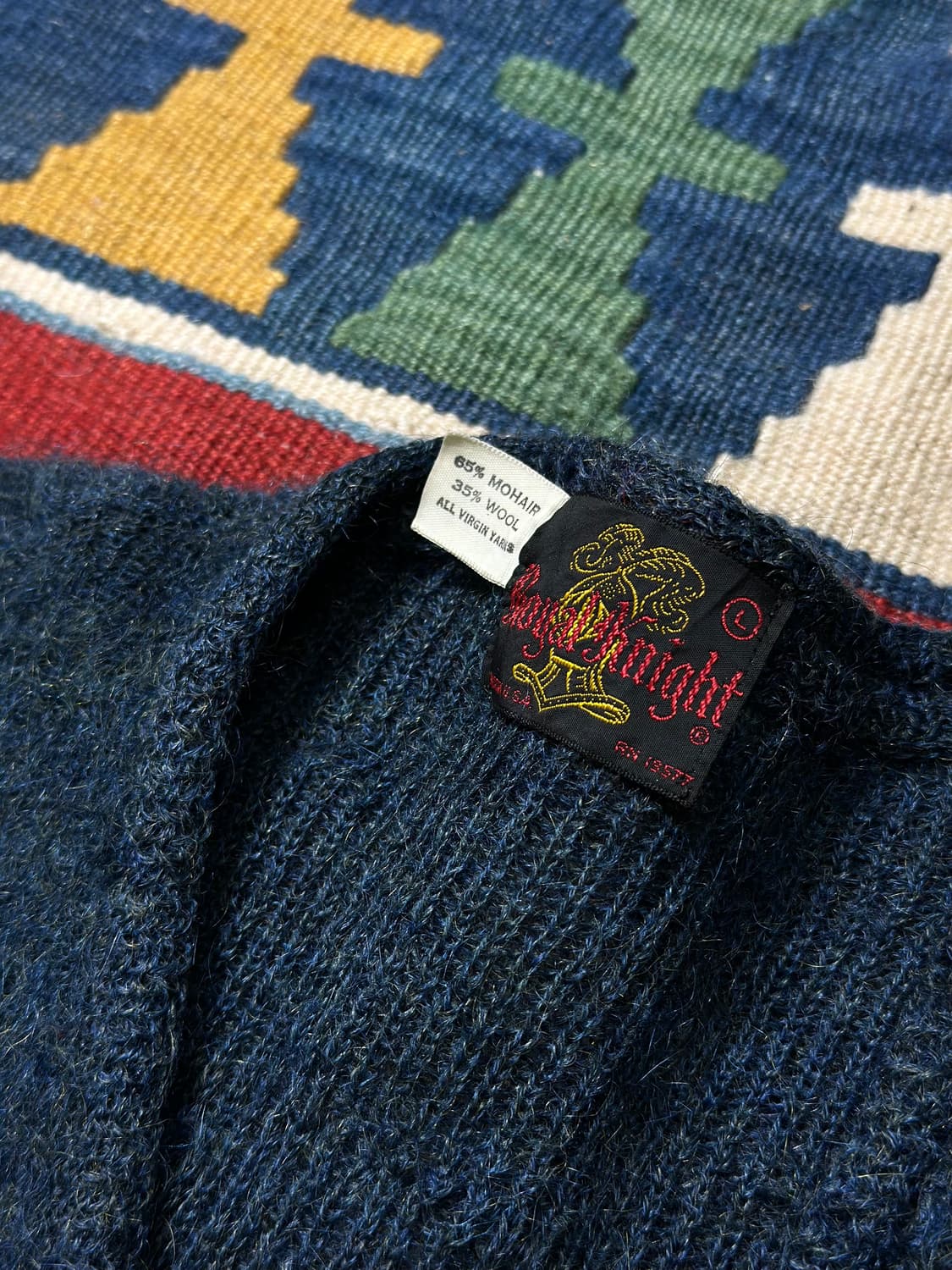 60s 빈티지 모헤어 가디건 L 상품이미지2