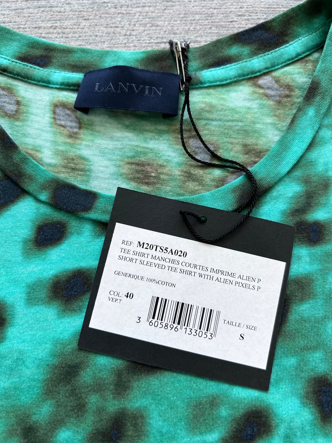 [S] 랑방 LANVIN 컬랙션 에일리언픽셀 티셔츠 상품이미지5