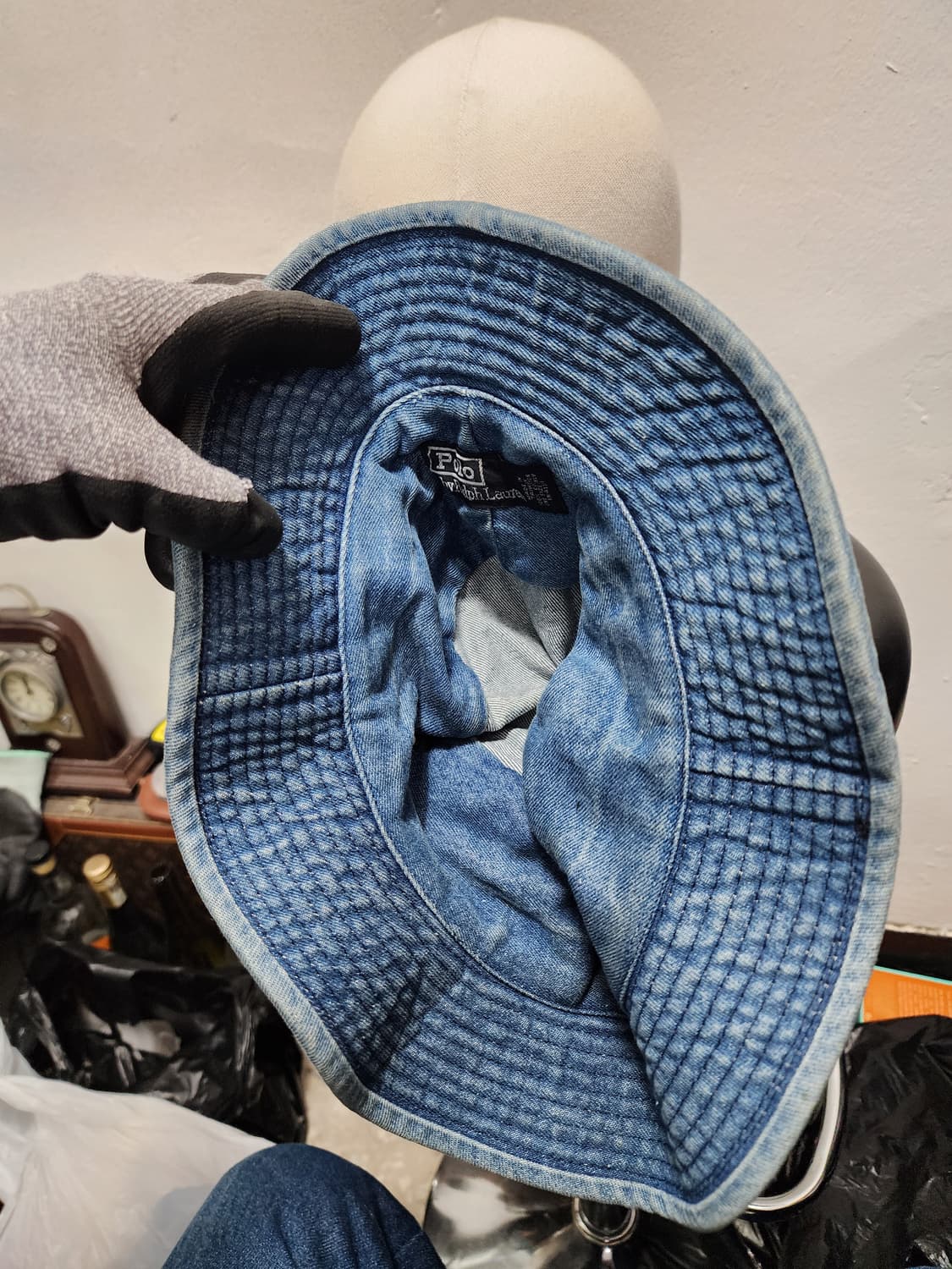 90s 폴로 랄프로렌 데님 버킷햇 상품이미지4