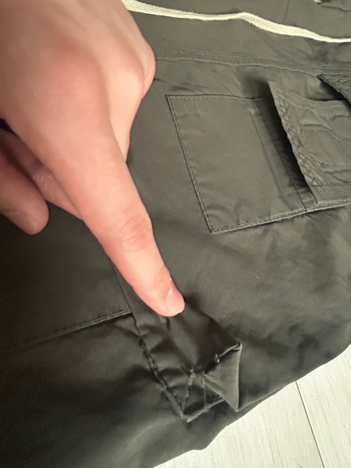 릭오웬스 크리치 카고팬츠 m (태권도팬츠) 더스트 상품이미지5