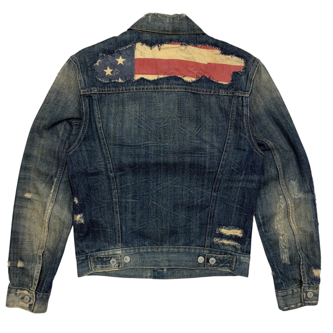 데님앤서플라이 성조기 데님 자켓 S 상품이미지4