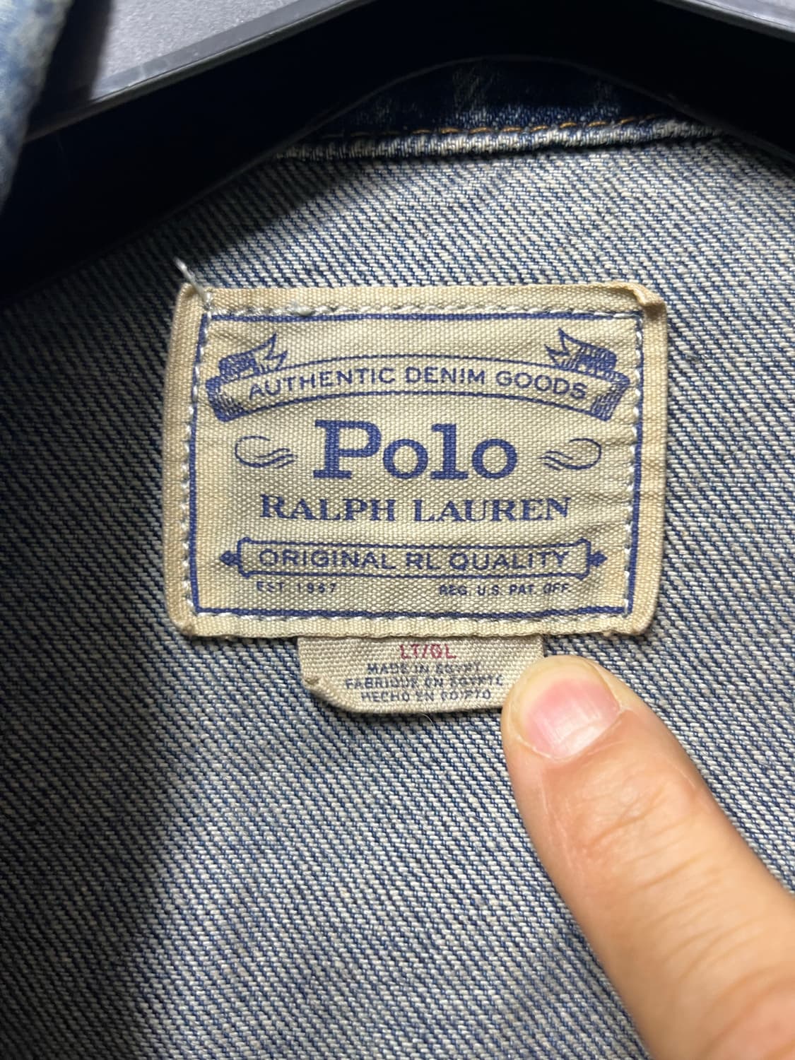 Polo Ralph Lauren denim jacket. 폴로 청지켓 상품이미지2