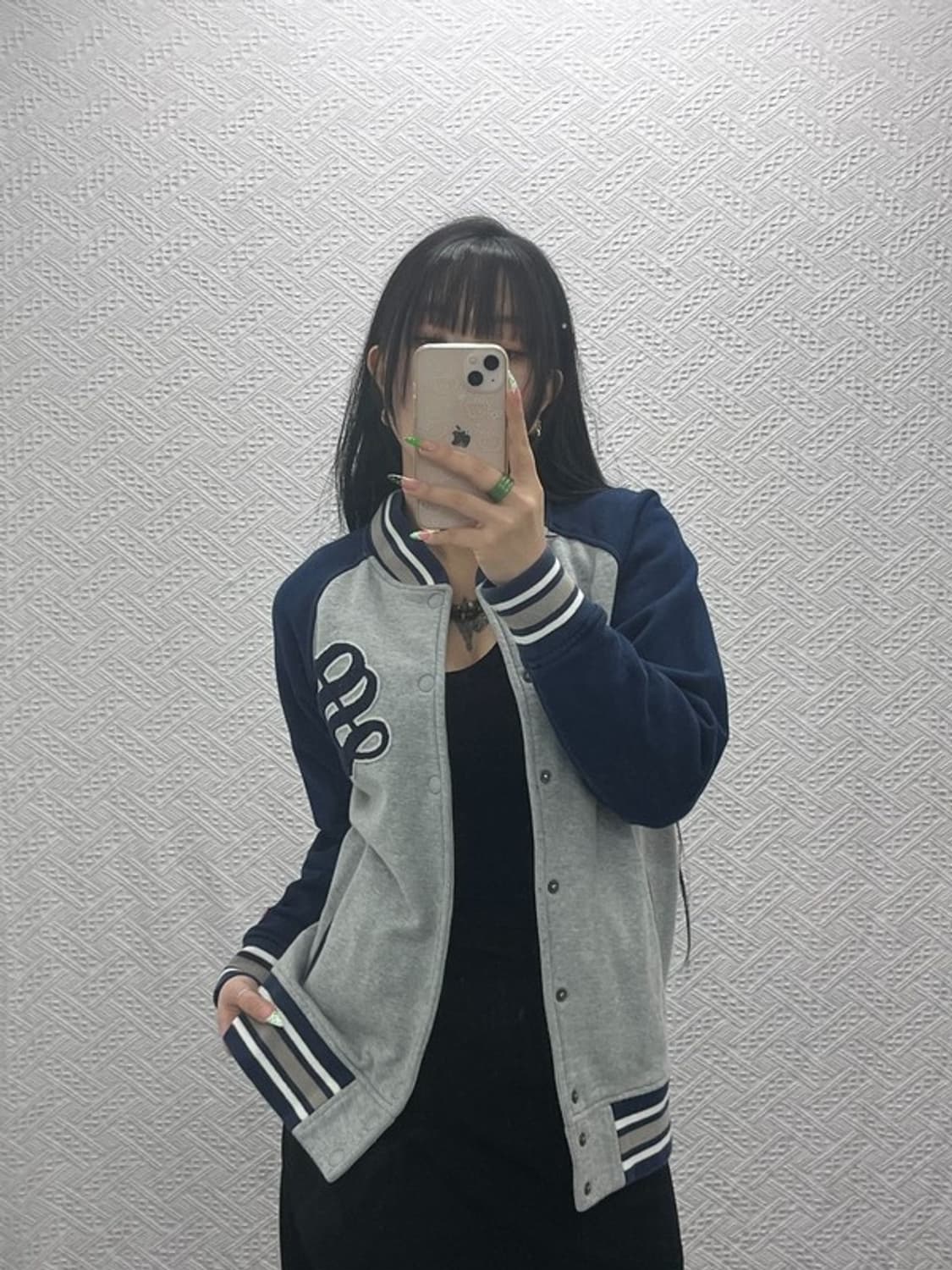 스투시 애슬레틱 트라이브 레트로 스트릿 바시티 자켓 S C08902 상품이미지1