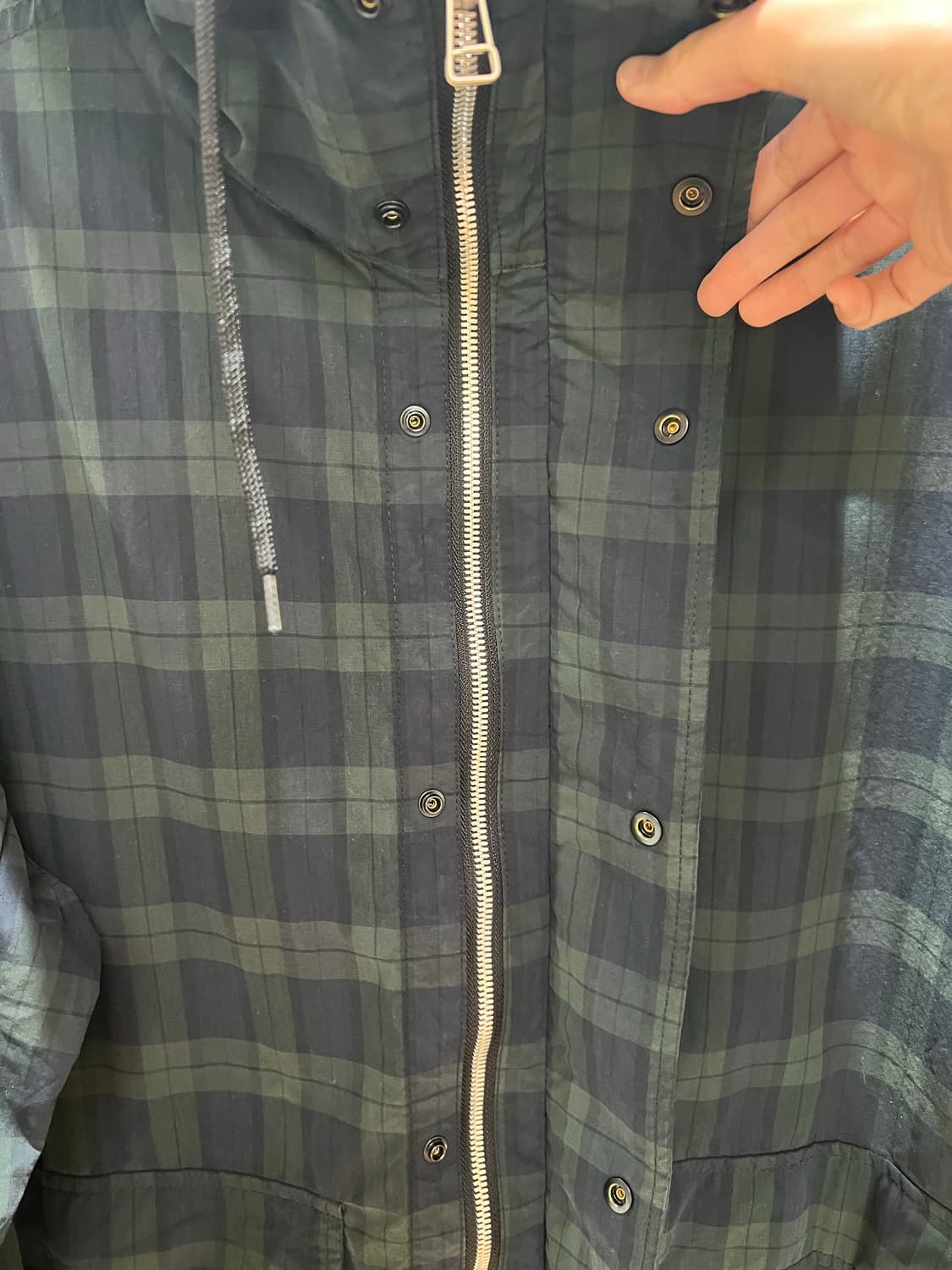 파르티멘토(partimento) 체크 윈드브레이커 L 상품이미지8