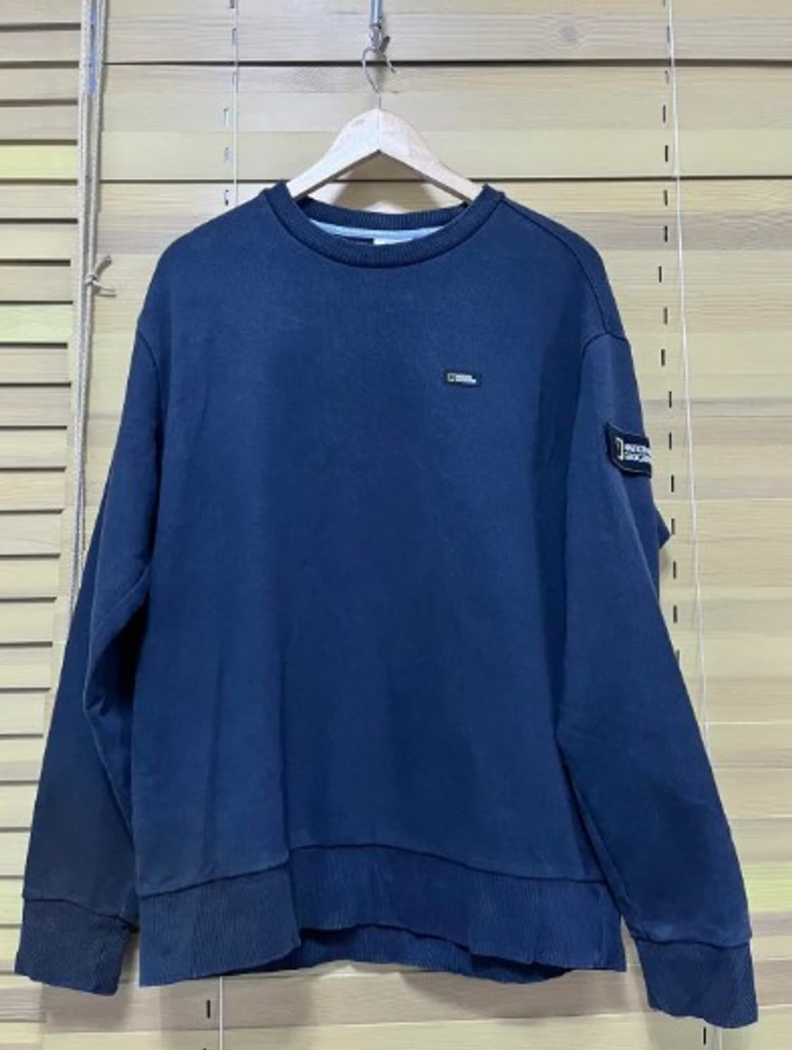 내셔널지오그래픽 남성 라운드맨투맨티셔츠 L사이즈 상품이미지2