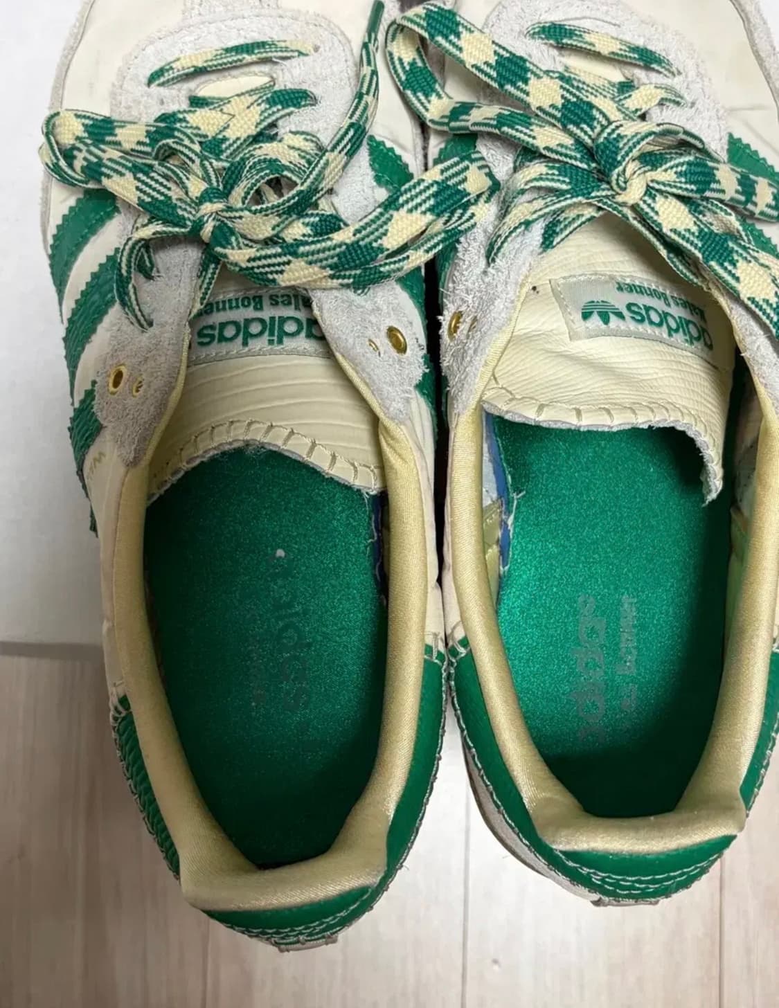 [285] 아디다스 웨일즈보너 웨일스보너 삼바 화이트 그린 상품이미지3