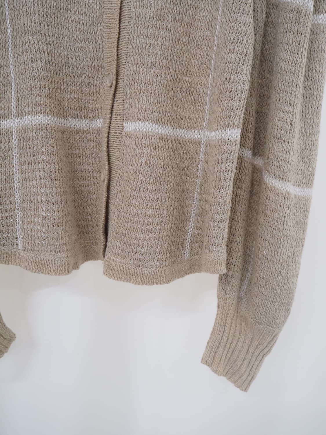 old vintage silk / linen cardigan  상품이미지4