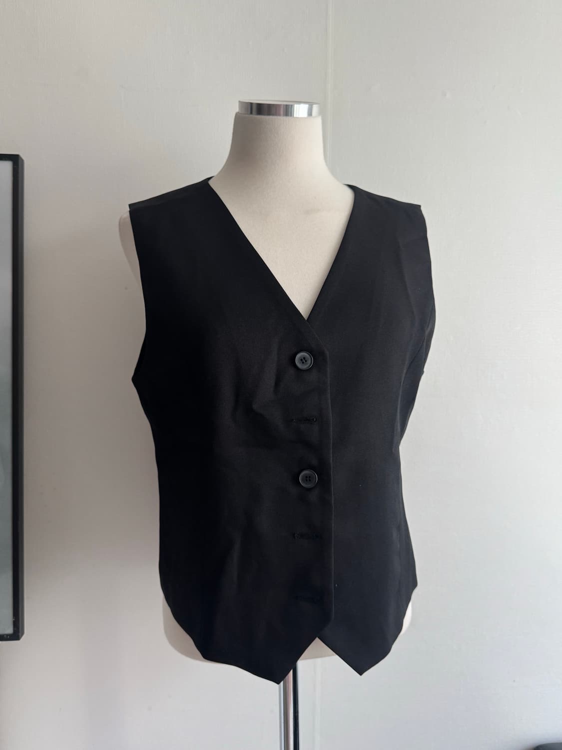 미니멀 크롭 베이직 정장 베스트  상품이미지1