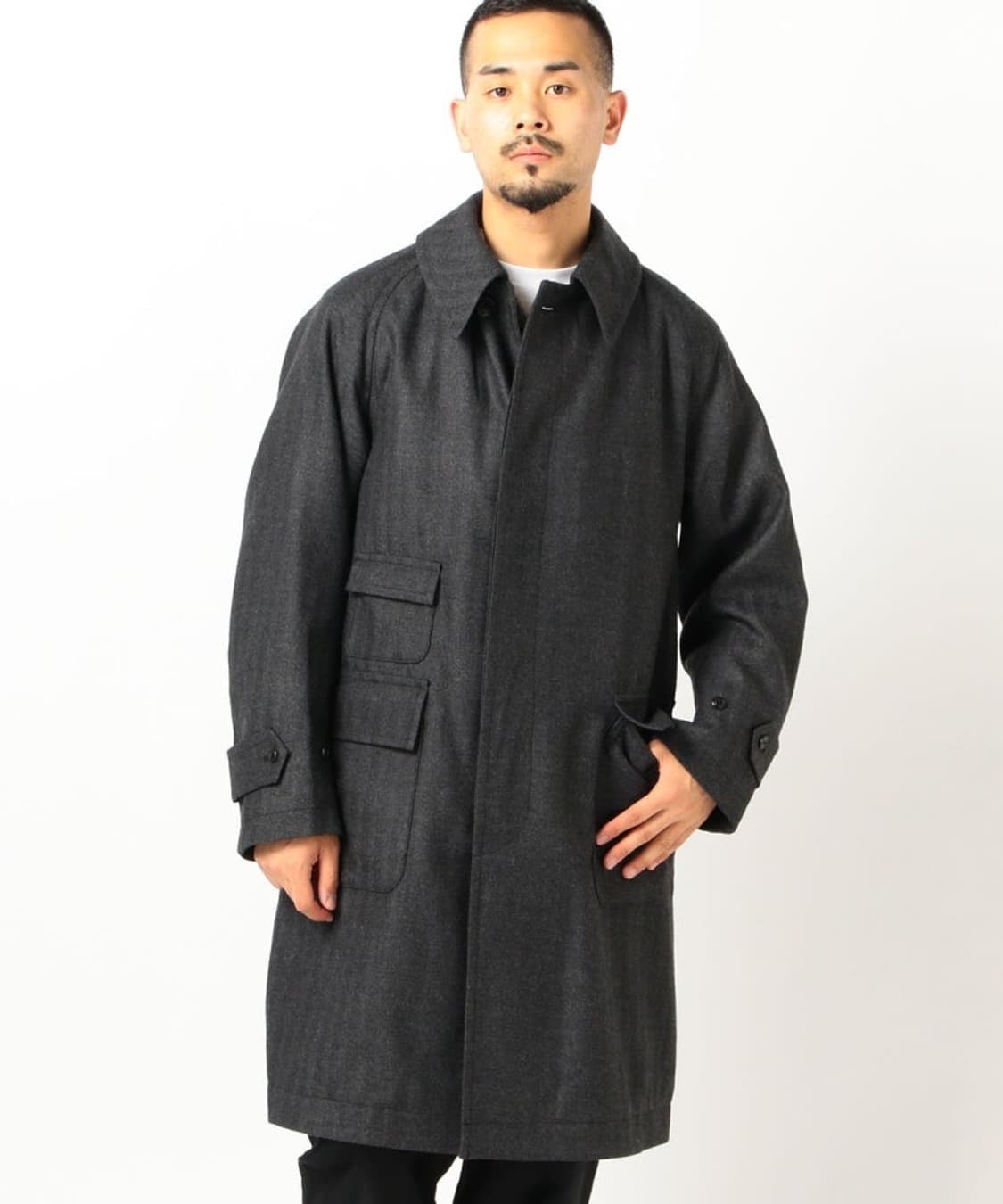 [36]캡틴선샤인 x 빔즈플러스 트레블러코트 그레이 상품이미지5