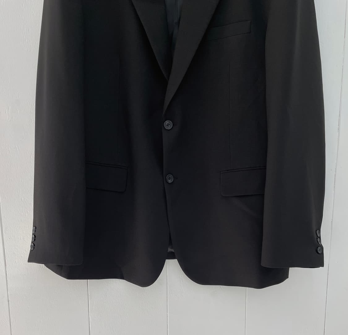 DONOTTAG 오버사이즈 로고 탭 자켓 블랙 상품이미지6