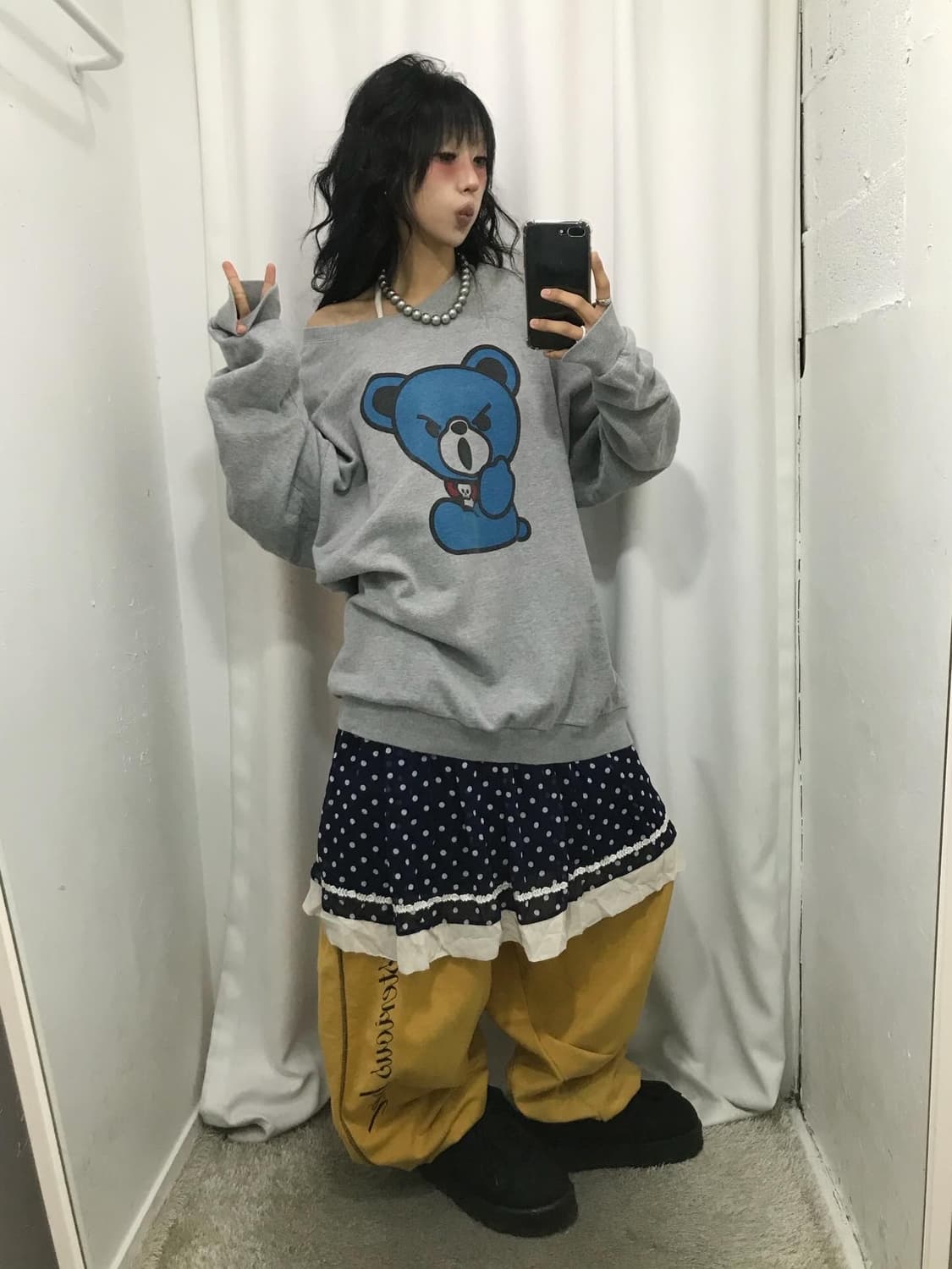 Hysteric Glamour Fxxk Bear Sweat Shirt 상품이미지4