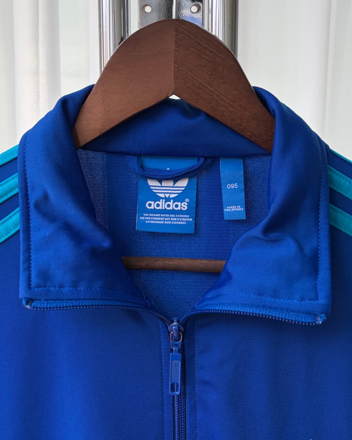 [M-L]아디다스 구형 파이어버드 블루 트랙탑 져지 상품이미지6