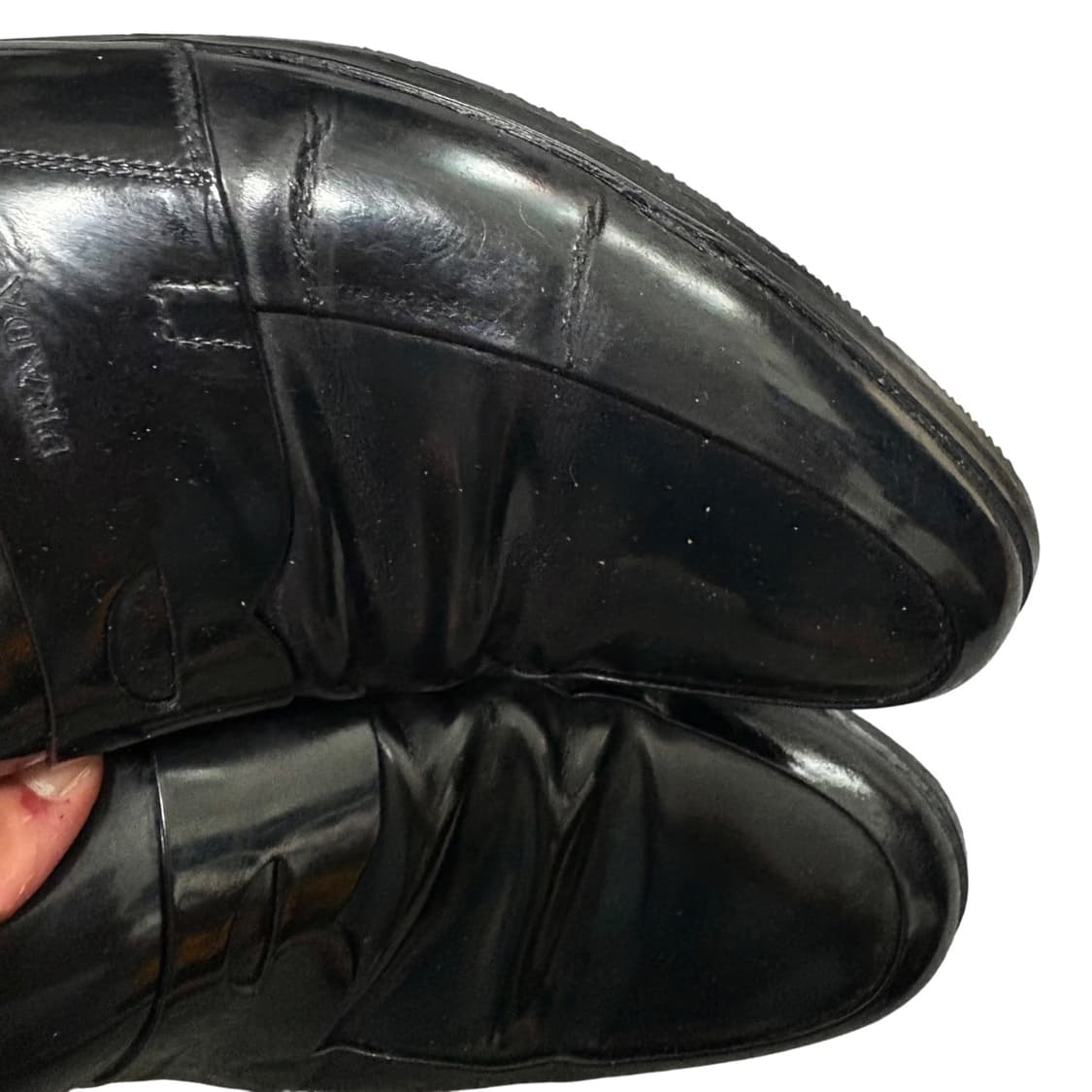 프라다 블랙 페니 로퍼 9.5 280-285 상품이미지9