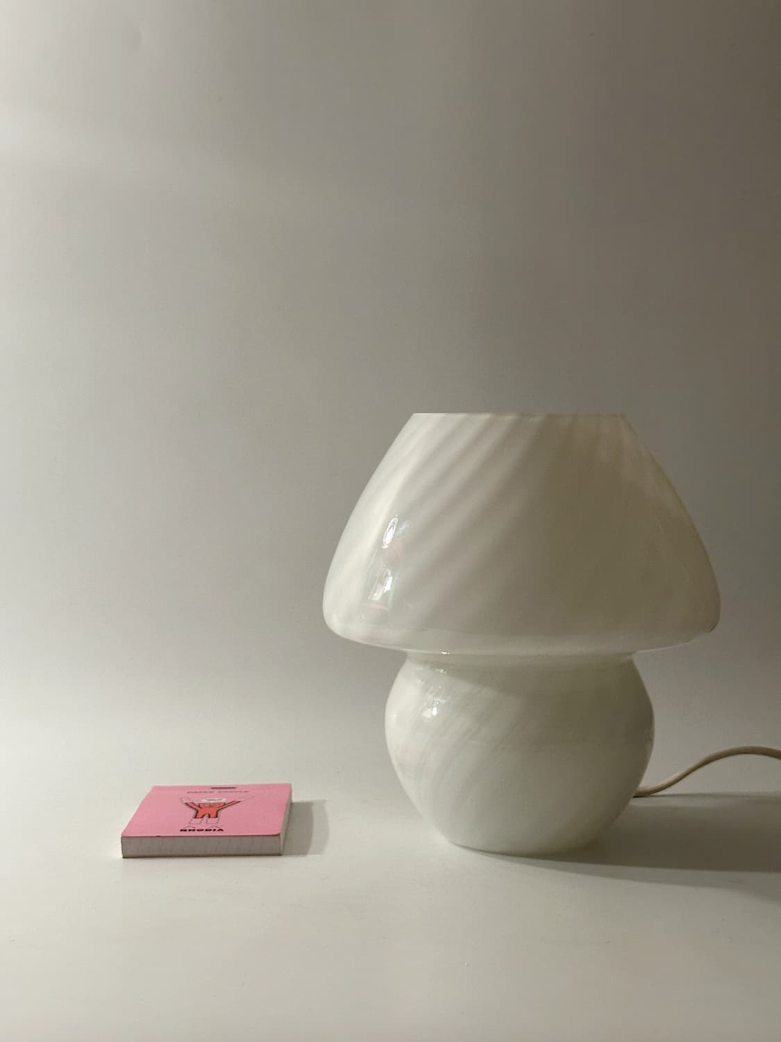 80‘s 독일 빈티지 글래스 오팔 조명 테이블 레트로 앤틱 미드센츄리  상품이미지5