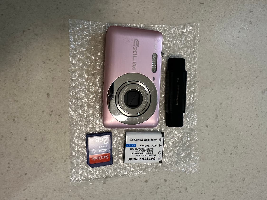 카시오 엑슬림 z800 핑크 디카 상품이미지4