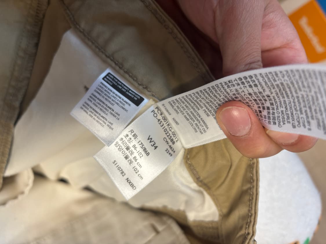 리바이스 카고팬츠 베이지 34 상품이미지6