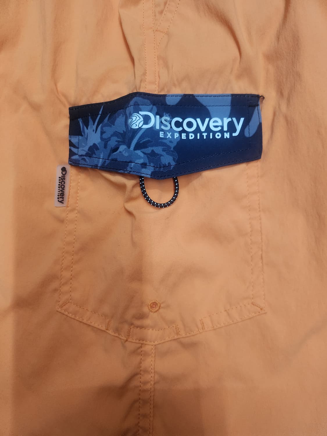 디스커버리 나일론 카모패턴 오렌지 반바지 32사이즈 상품이미지4