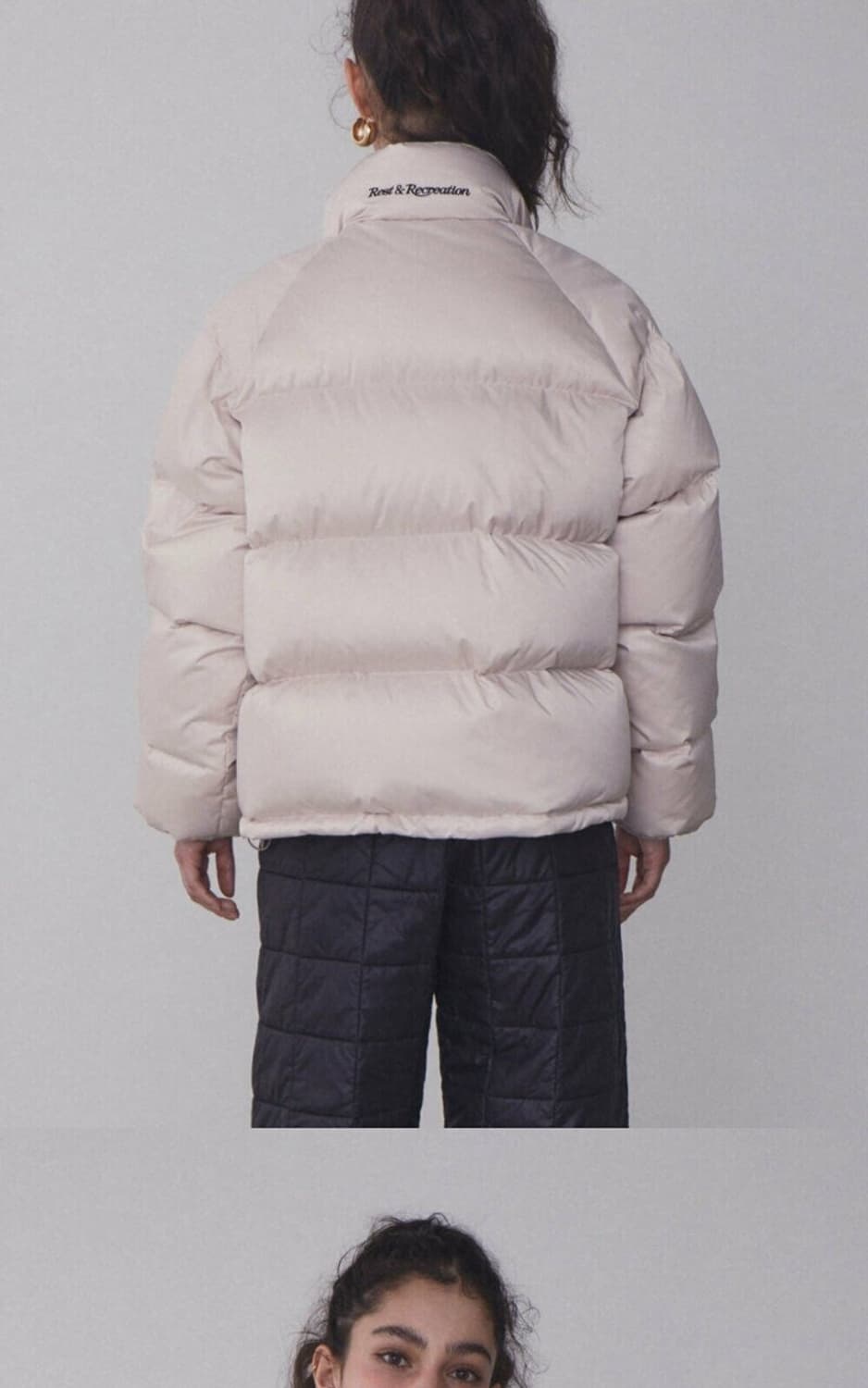 레스트앤레크레이션 패딩 핑크 상품이미지4