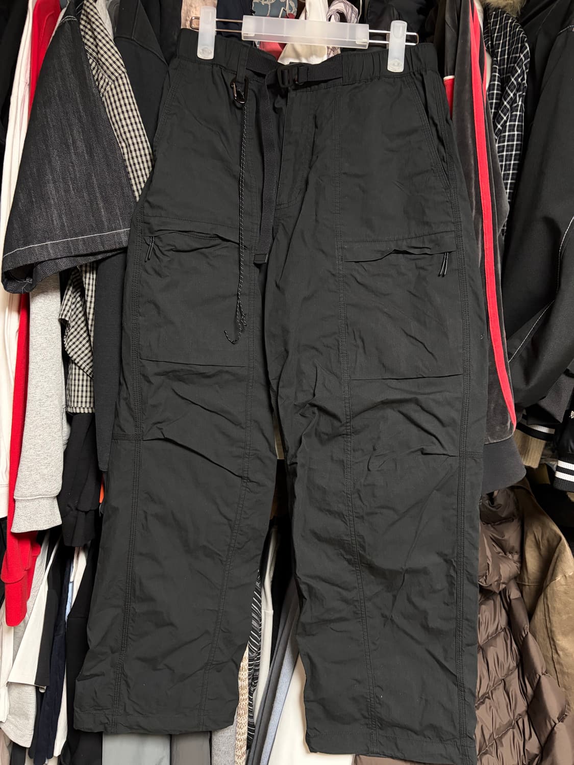 무탠다드 시티 레저 CN 벨티드 유틸리티 팬츠 [블랙] 30 상품이미지2